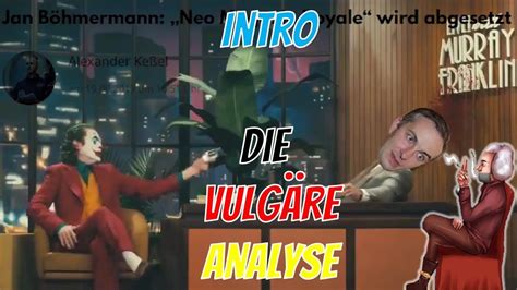 die vulgäre analyse|Die vulgäre Analyse